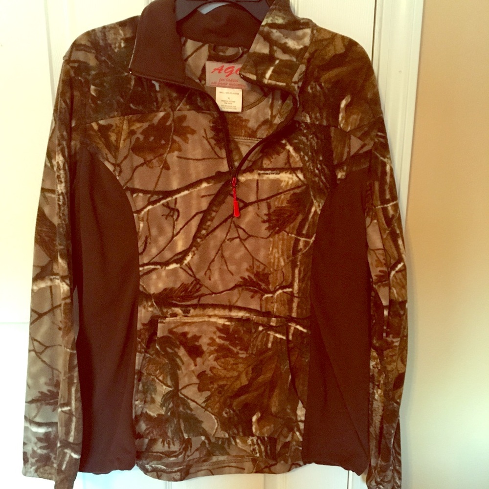 Fleece Camo Quarter Zip